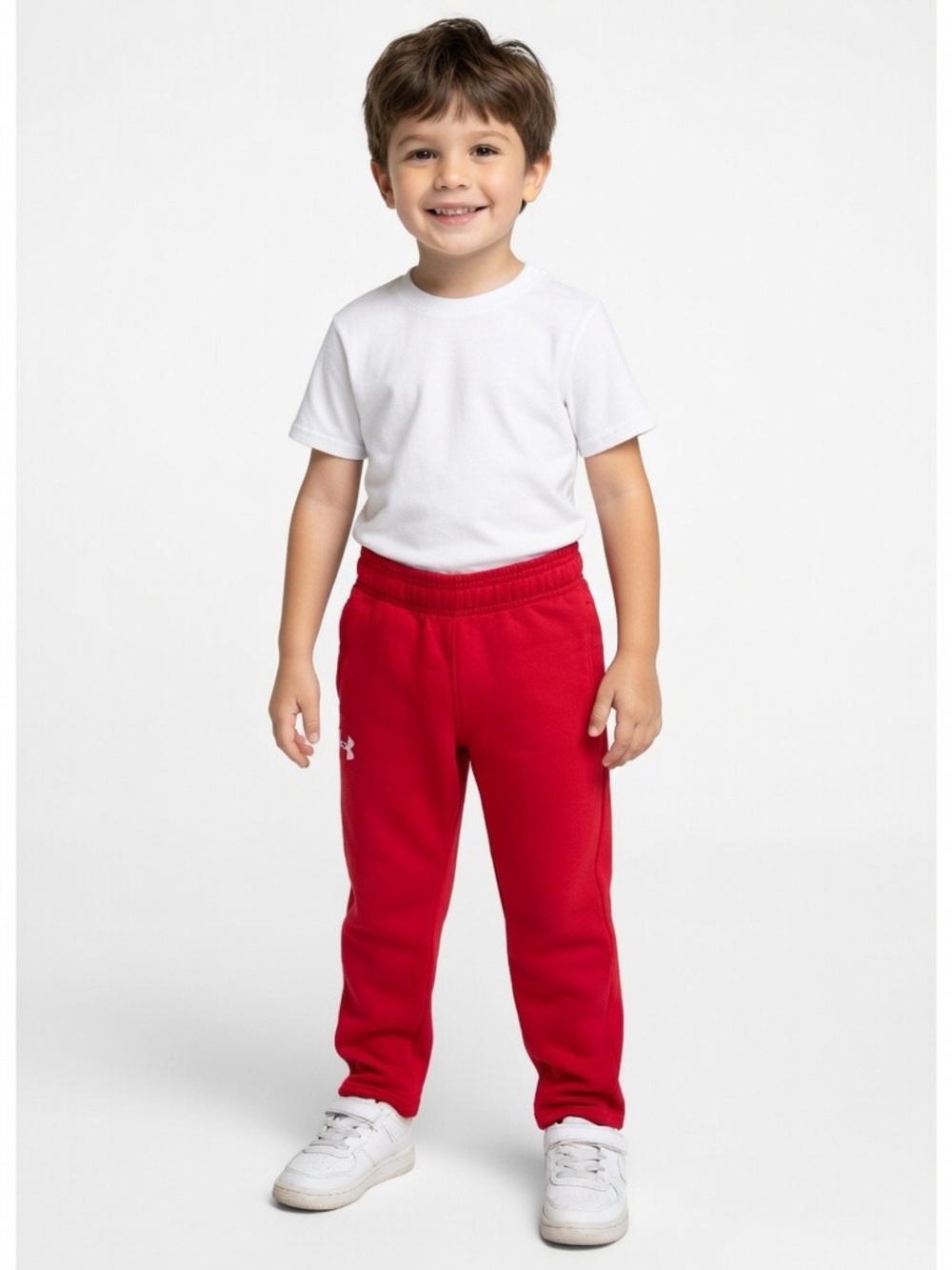 Boy’s Under Armour Red Fleece Joggers